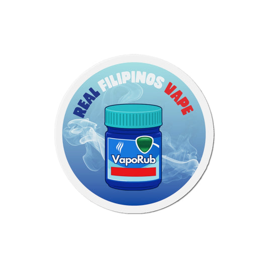 Real Filipinos Vape - Pacaldo Co. (Die-Cut Magnet)
