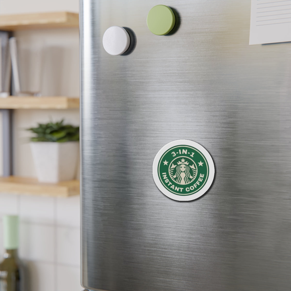 3-in-1 Instant Coffee - Pacaldo Co. (Die-Cut Magnet)