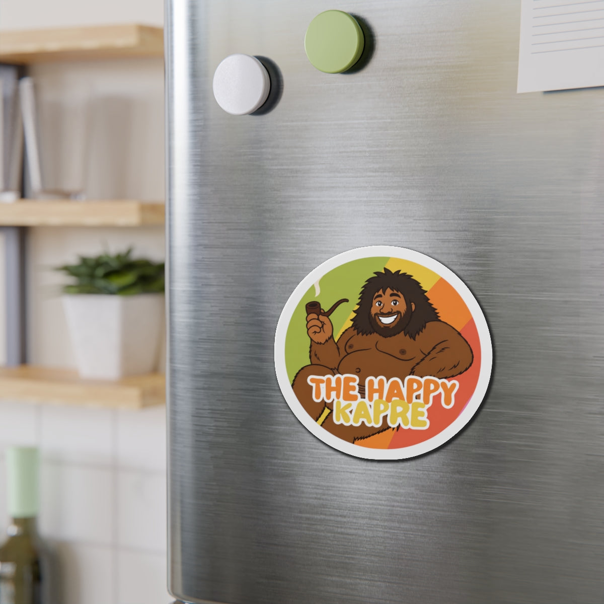 The Happy Kapre - Pacaldo Co. (Die-Cut Magnet)